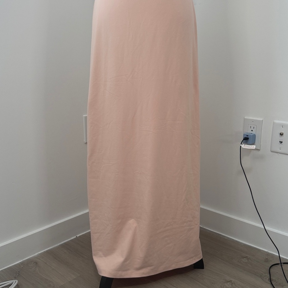 REVOLVE Susana Monaco Blush Pink Bodycon Scoop Neck Maxi Dress. Sm - Picture 5 of 12